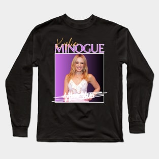 Kylie minogue///original retro Long Sleeve T-Shirt